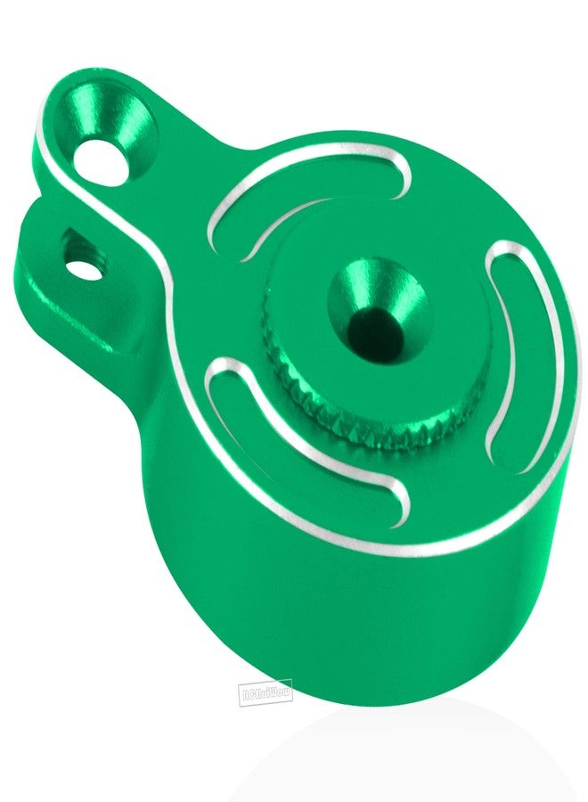 مجموعة RCHuiWow RC Servo Saver Set 25T، قطع غيار مُحسّنة لسيارات التحكم عن بُعد من طراز 1/10 Big Rock 3S BLX، وGranite/Senton 3S BLX وMega550، وKraton/Outcast 4S BLX، و1/8 Typhon 3S BLX وMega550، وAlloy fixed Link Steering Servo Saver، لون أخضر. - Image 5